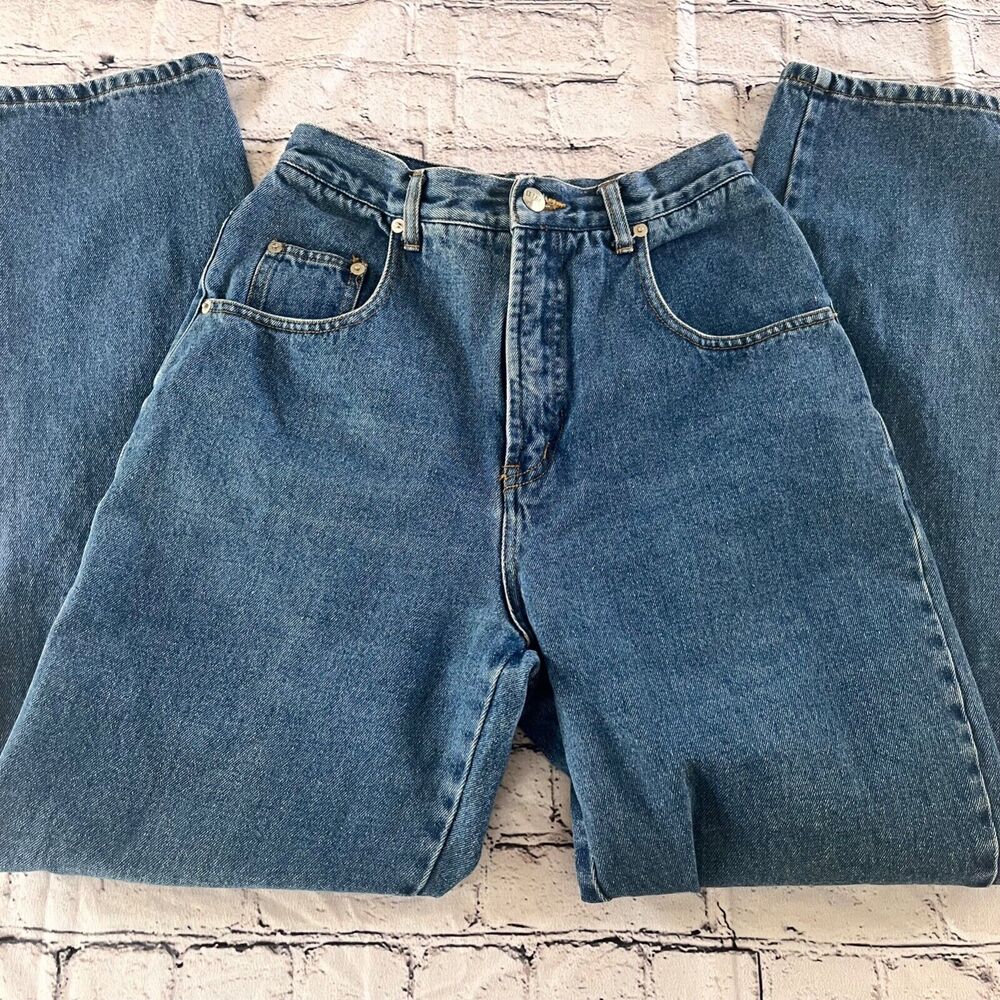 Vintage B.U.M. Equipment High Rise Jeans Y2K 80's 90's Retro Mom Jeans Size 7 - Picture 3 of 5